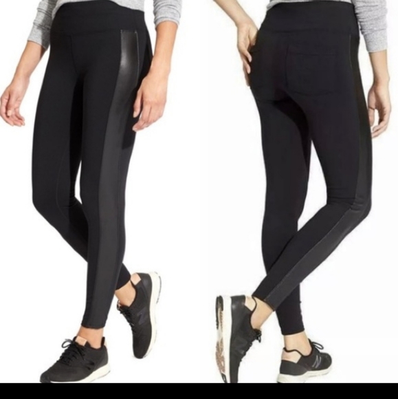 Athleta Pants - Athleta Tux Metro black legging